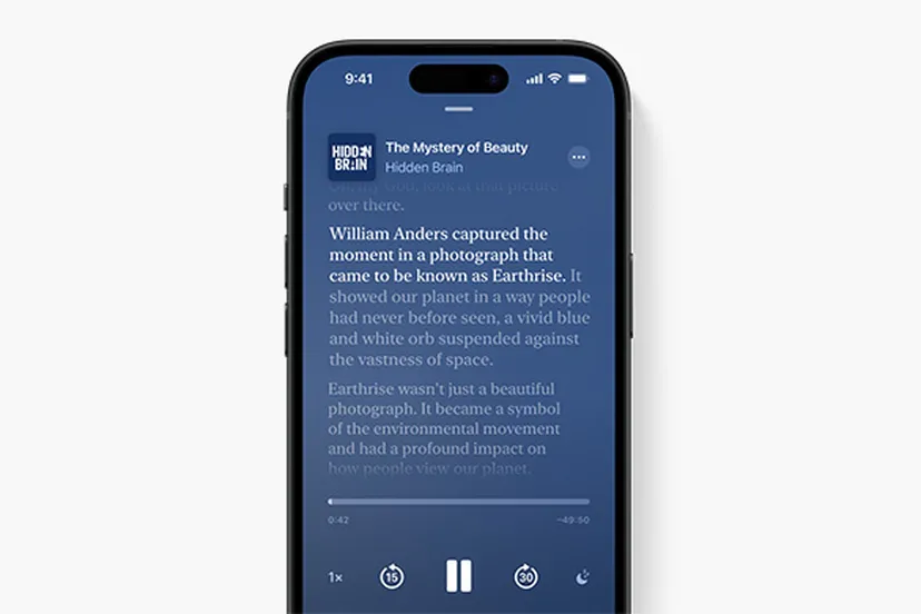 Apple Podcasts Automatically Generating Transcripts with iOS 17.4