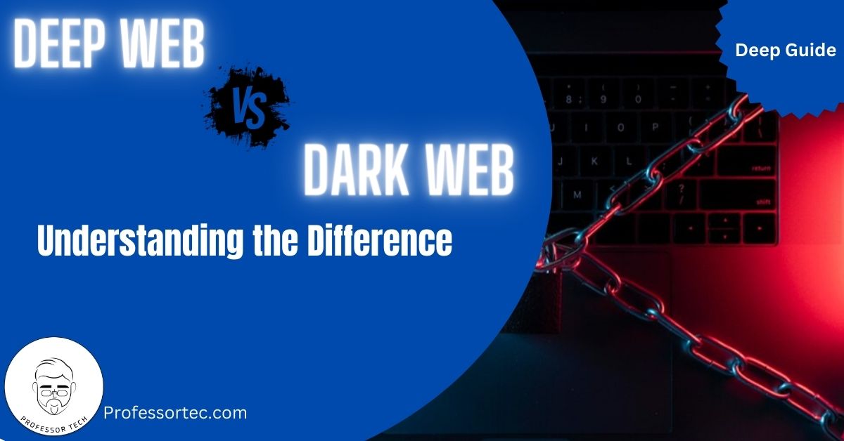 Dark web vs deep web